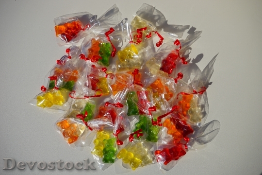 Devostock Gummi Bears Packed Sachets 2