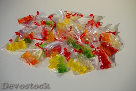 Devostock Gummi Bears Packed Sachets 3