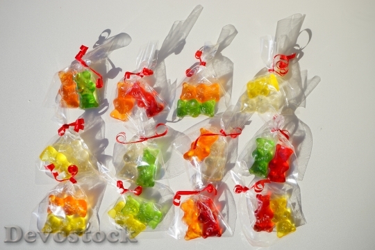 Devostock Gummi Bears Packed Sachets 6