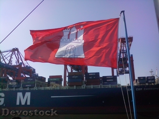 Devostock Hamburg Flag Boat Trip