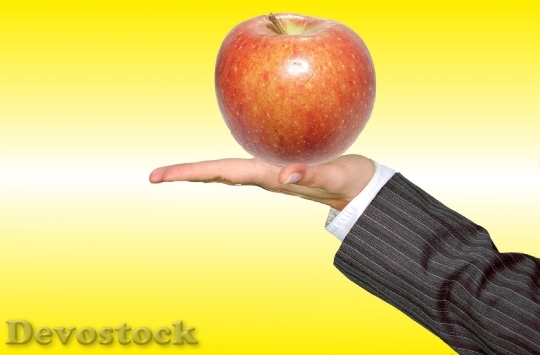 Devostock Hand Apple Keep Fruit