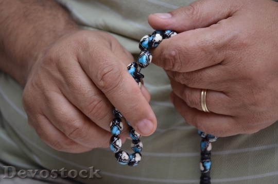 Devostock Hands Rosary Pray Ritual