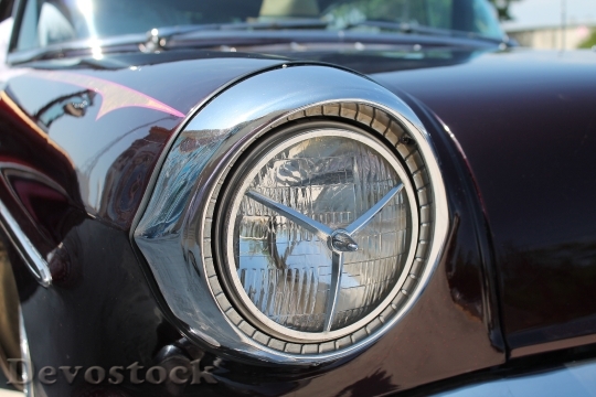Devostock Headlights Classic Vintage Shiny