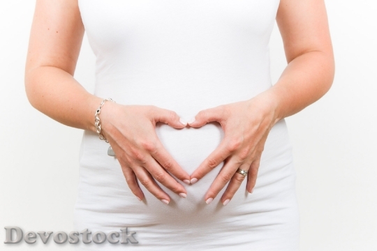 Devostock Healthy Pregnant Woman