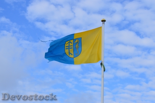 Devostock Hiddensee Flag Coat Arms