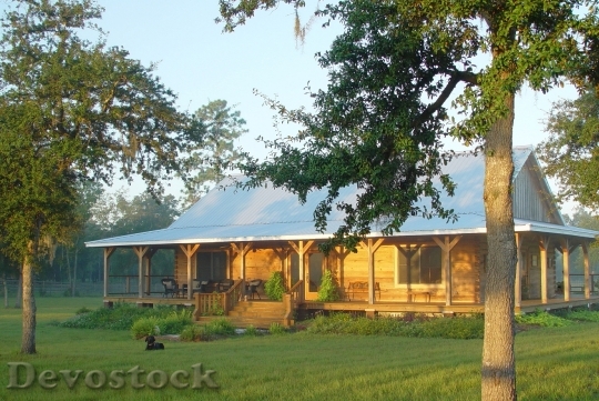 Devostock Home Log Cabin Farm