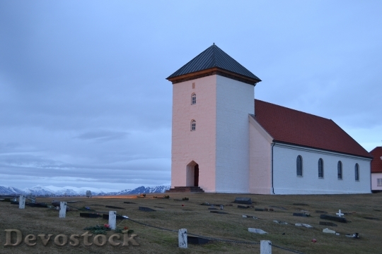 Devostock Iceland Church Religion Sky
