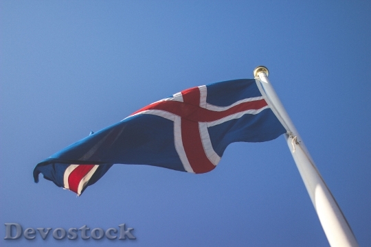 Devostock Iceland Flag National Symbol