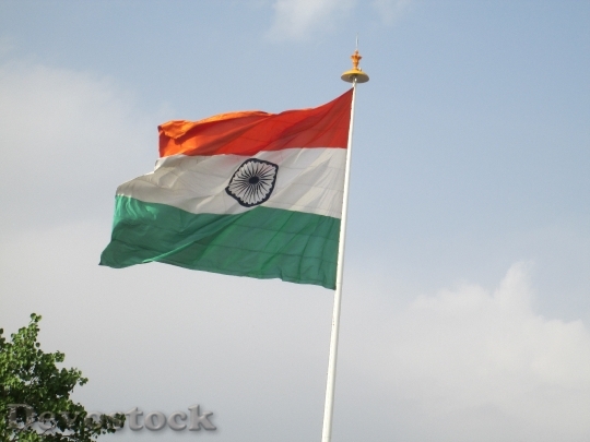 Devostock India Flag Country Symbol