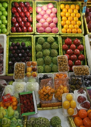 Devostock India Fruits Market Color