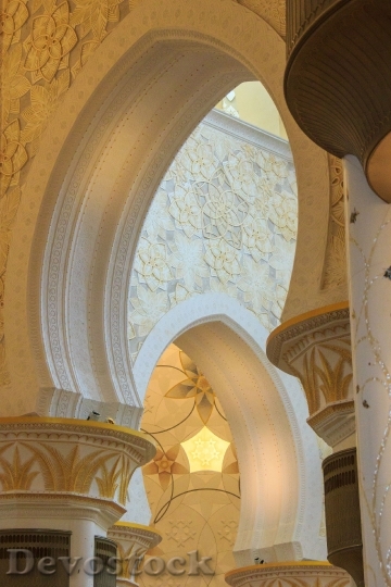 Devostock Inside Sheikh Zayed Mosque