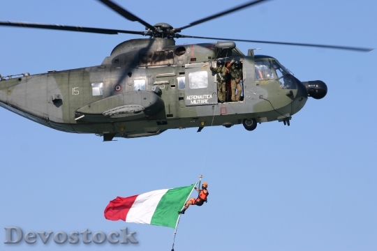 Devostock Italians Military Flag Good