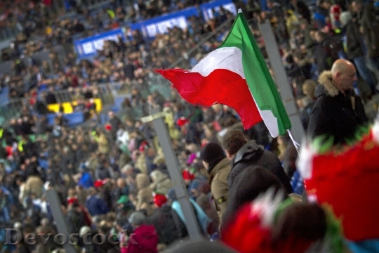 Devostock Italy Fans Crowd Stadium