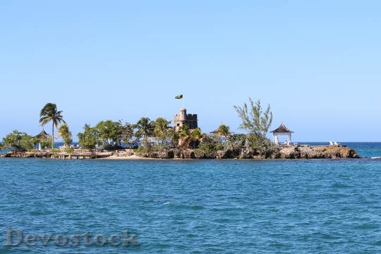 Devostock Jamaica Island Beach Flag
