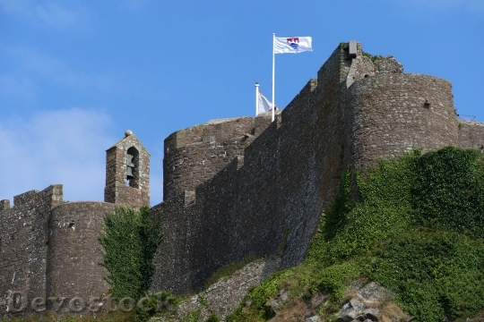 Devostock Jersey Castle Orgueil Port 4