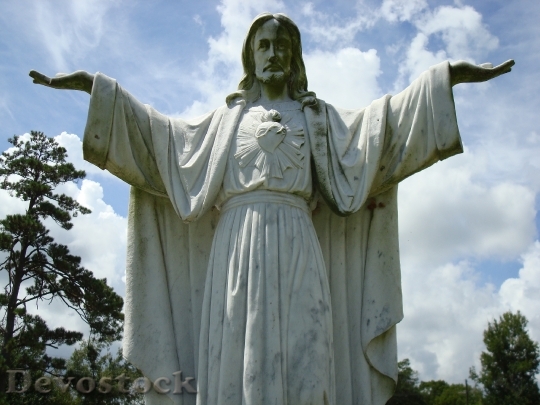 Devostock Jesus Christ Headstone Cemetery
