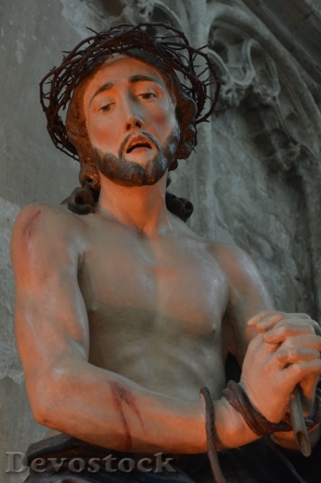 Devostock Jesus Statue Faith Image