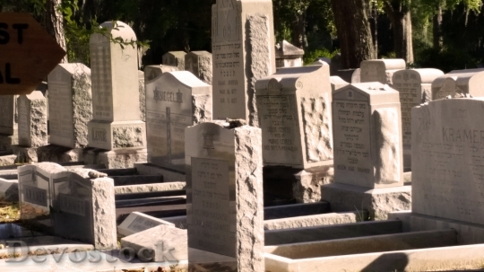 Devostock Jewish Grave Stone Palestine