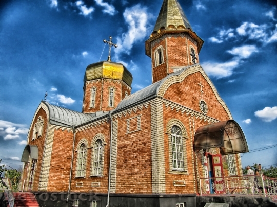 Devostock Kalmykia Russia Church 143476