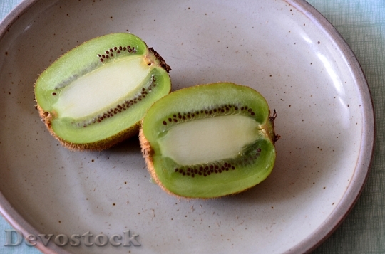 Devostock Kiwi Fruit Dessert Plate