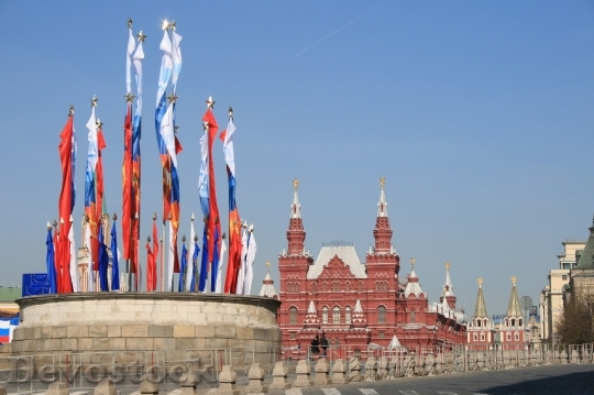 Devostock Kremlin Victory Day Flags