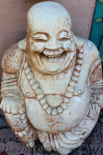 Devostock Laughing Buddha Buddha Buddhist