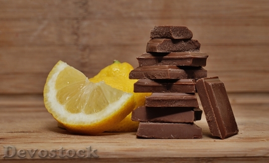 Devostock Lemon Chocolate Sweet Sour