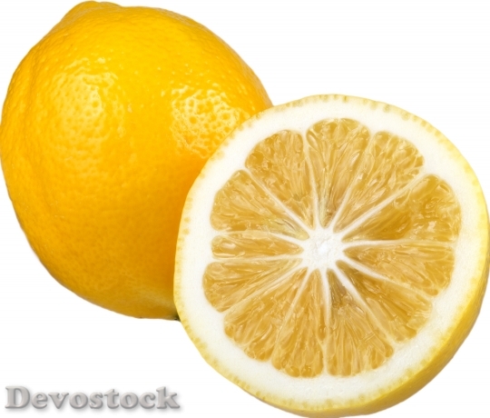 Devostock Lemon Sliced Lemon Fruit