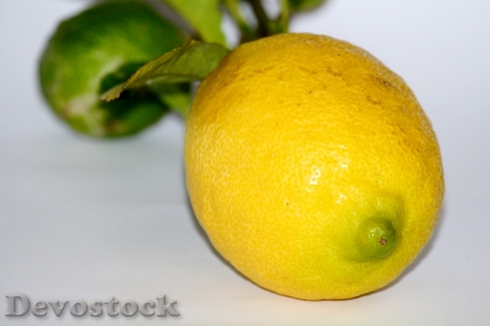 Devostock Lemon Yellow Sour Fruit