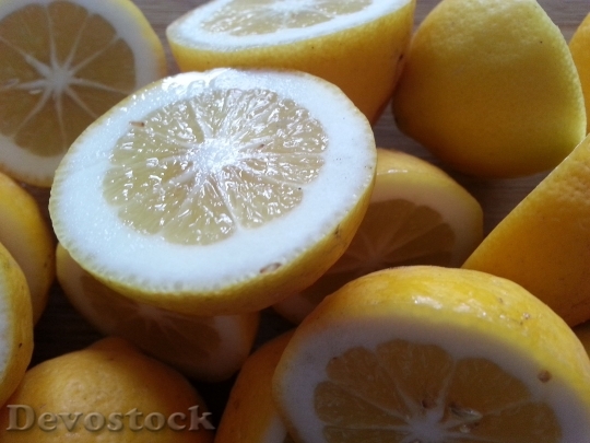 Devostock Lemons Fruit Food Yellow