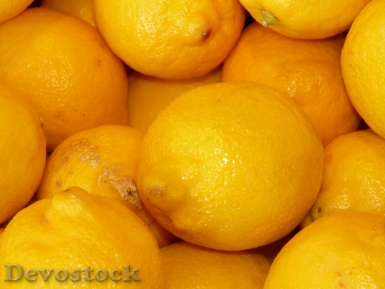 Devostock Lemons Sour Fruity Yellow