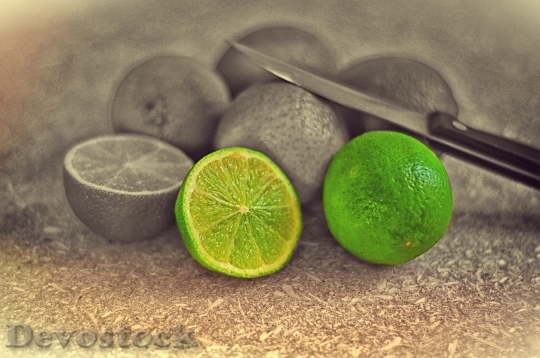 Devostock Lime Citrus Fruit Sour