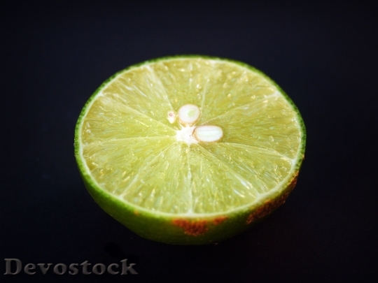 Devostock Lime Lemon Slice Green