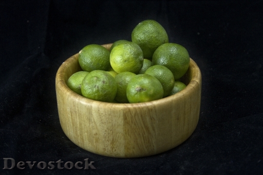 Devostock Limes Fruit Basket Still