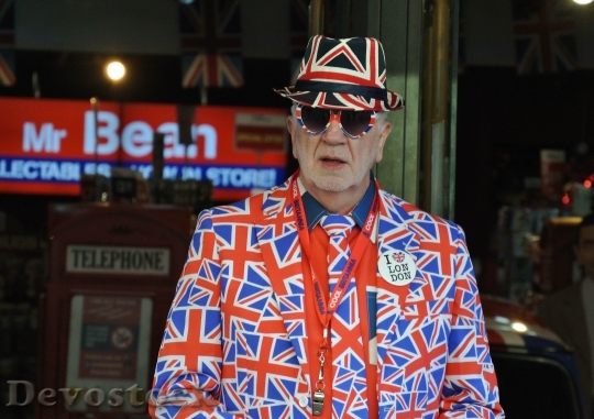 Devostock London England Flag Tourist