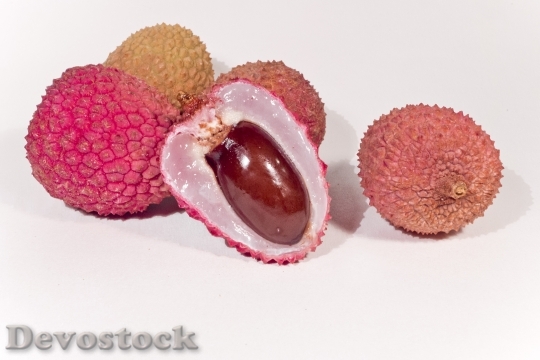 Devostock Lychees Fruit Sweet Eating 3
