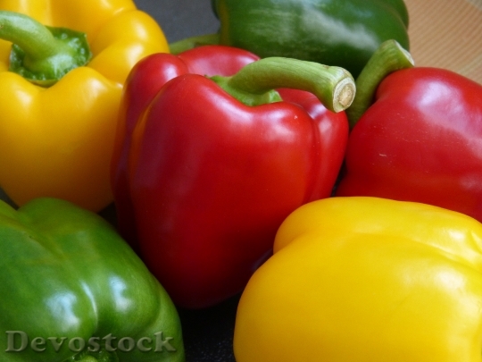 Devostock Macro Close Paprika Vegetables 3