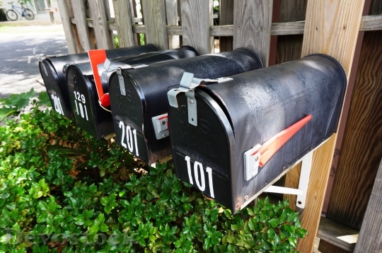 Devostock Mailbox Outdoor Mail Flag