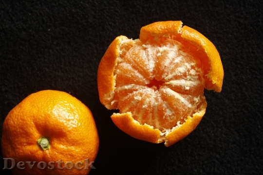 Devostock Mandarin Fruit Citrus Peel