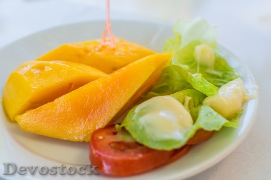 Devostock Mango Fruit Background Food 0