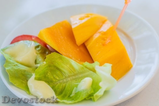 Devostock Mango Fruit Background Food 1