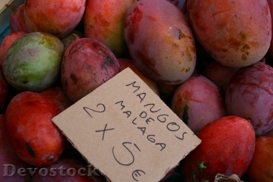 Devostock Mangos Fruit Local Market
