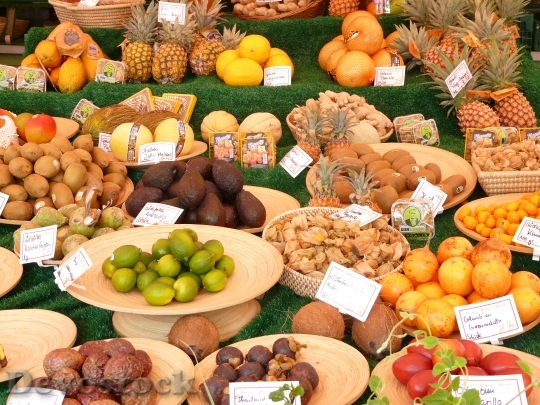 Devostock Market Food Fruits Miscellaneous