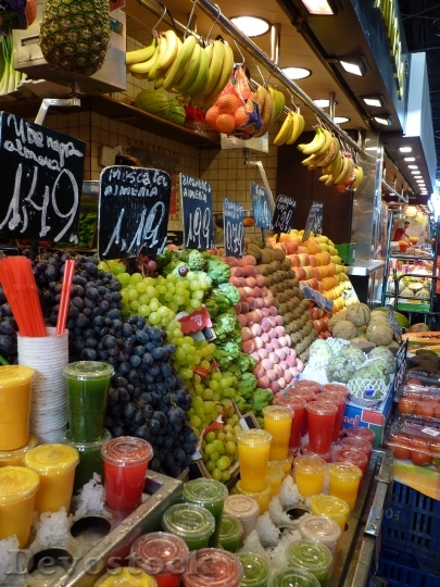 Devostock Market Fruit Barcelona Spain