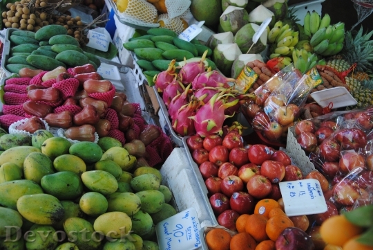 Devostock Market Fruits Fruit Thailand