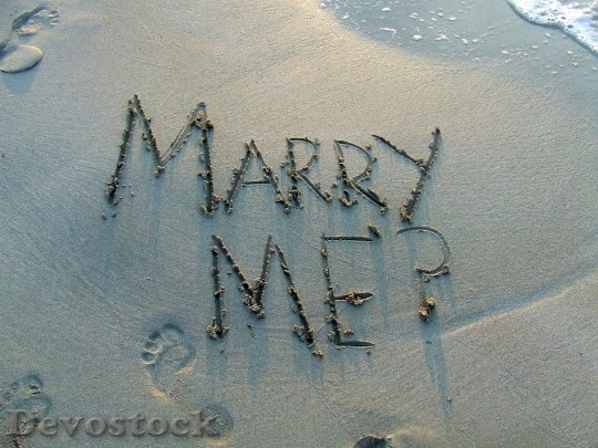 Devostock Marry Me Marriage Proposal