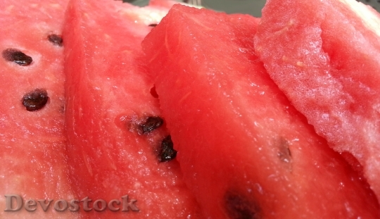 Devostock Melon Red Fruit Slice