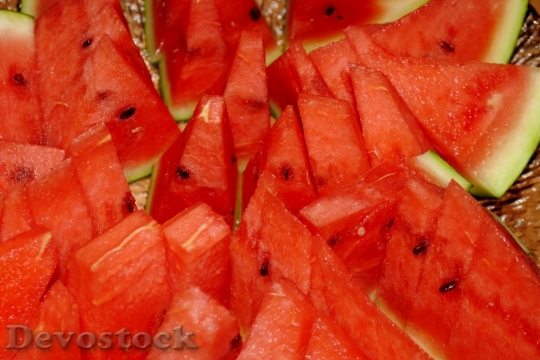 Devostock Melon Watermelon Red Green 0