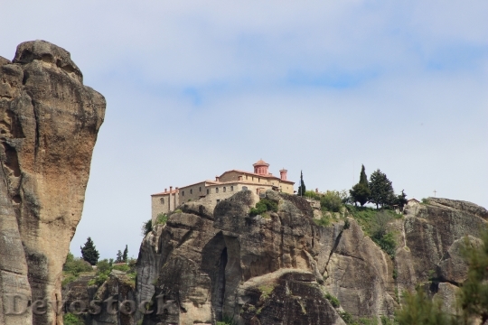 Devostock Meteora Monastery Religion Greece