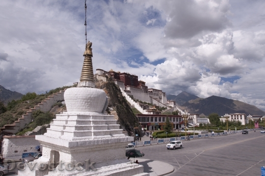 Devostock Monastery Palace Tibet Tibetan